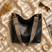Sac à main Noir — Margaux, flatlay éditorial ENNA