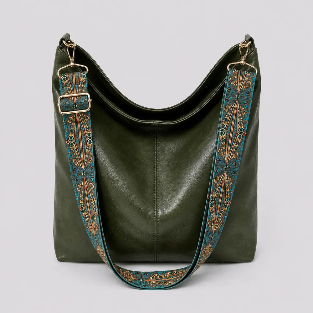 Sac à main Vert kaki — Margaux, vue de face