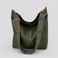 Sac à main Vert kaki — Margaux, vue trois-quarts