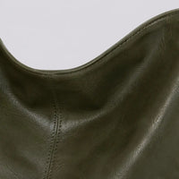 Sac à main Vert kaki — Margaux, zoom sur la matière