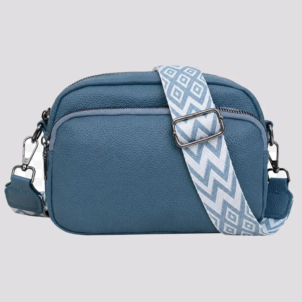 Petit sac à main Bleu — Mylène, vue de face