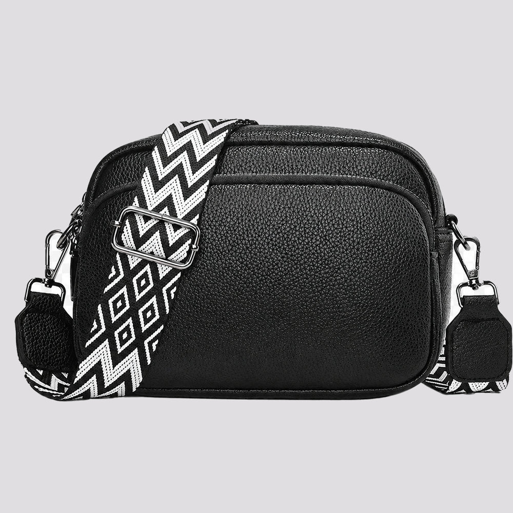 Petit sac à main Noir — Mylène, vue de face