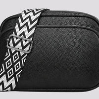Petit sac à main Noir — Mylène, zoom sur la matière