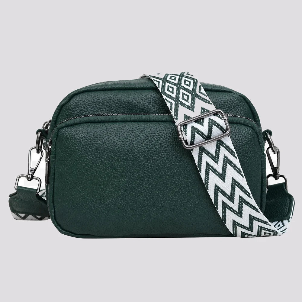 Petit sac à main Vert foncé — Mylène, vue de face