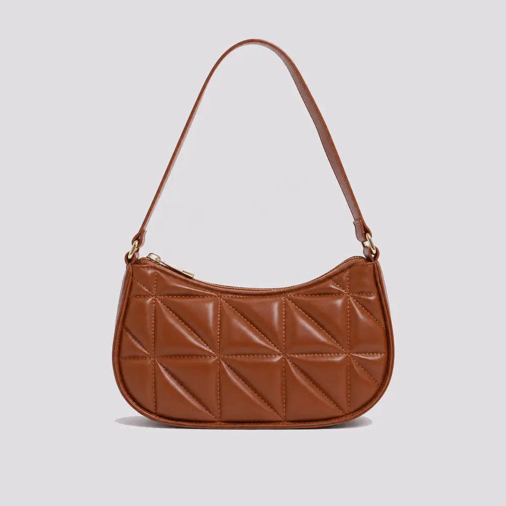 Petit sac à main Marron — Mélusine, vue de face