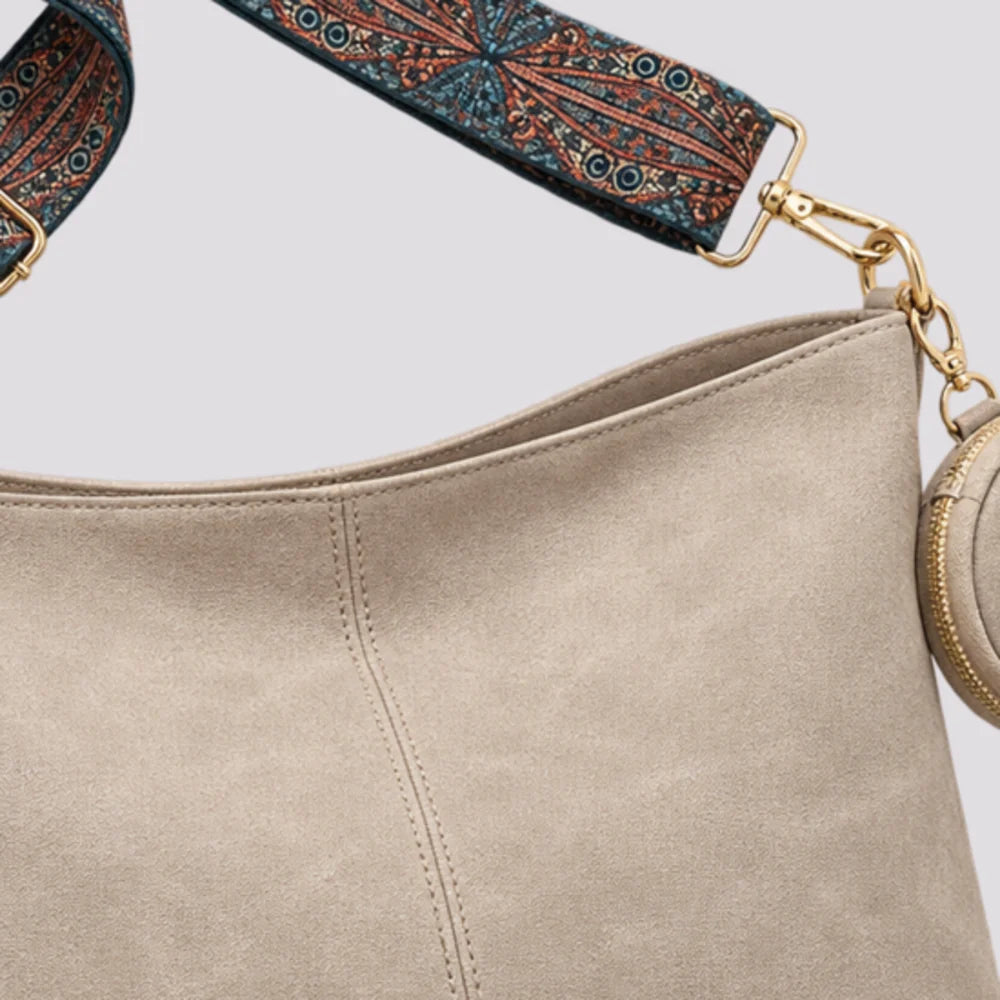 Sac à main Beige — Romane, zoom sur le détail distinctif