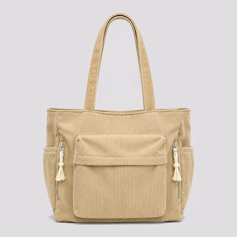 Sac à main Beige — Cléophée, vue de face
