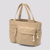 Sac à main Beige — Cléophée, vue trois-quarts