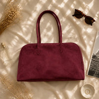 Sac à main Bordeaux — Ombeline, flatlay premium ENNA