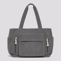 Sac à main Gris — Cléophée, vue de face