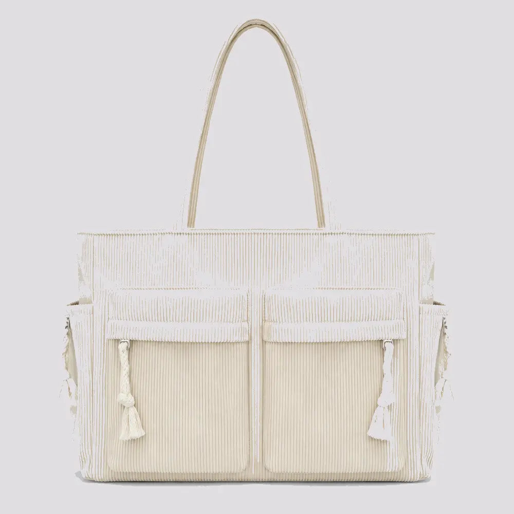 Sac à main Ivoire — Cléophée, vue de face