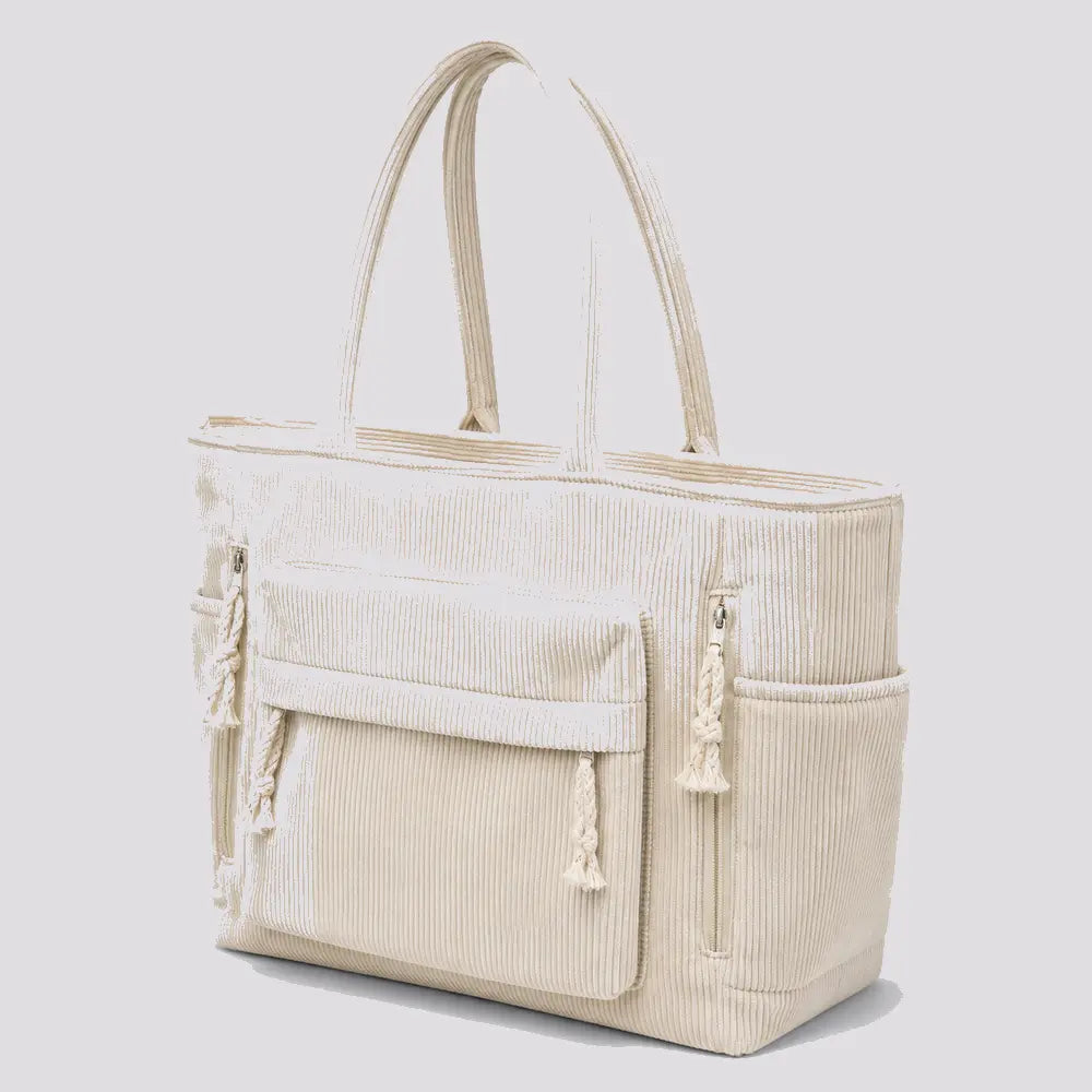 Sac à main Ivoire — Cléophée, vue trois-quarts