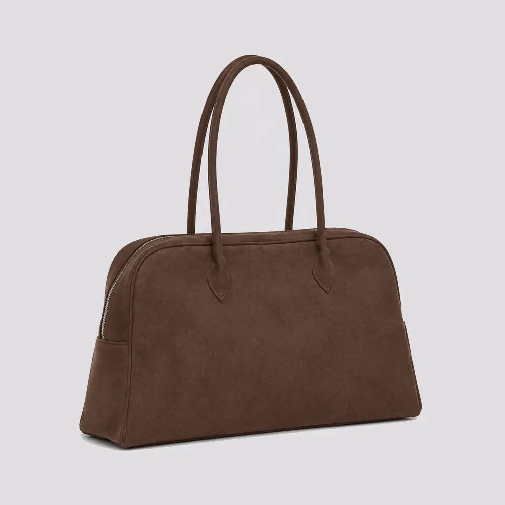 Sac à main Marron — Ombeline, vue trois-quarts