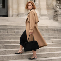 Sac à main Noir — Ombeline, porté lifestyle à Paris